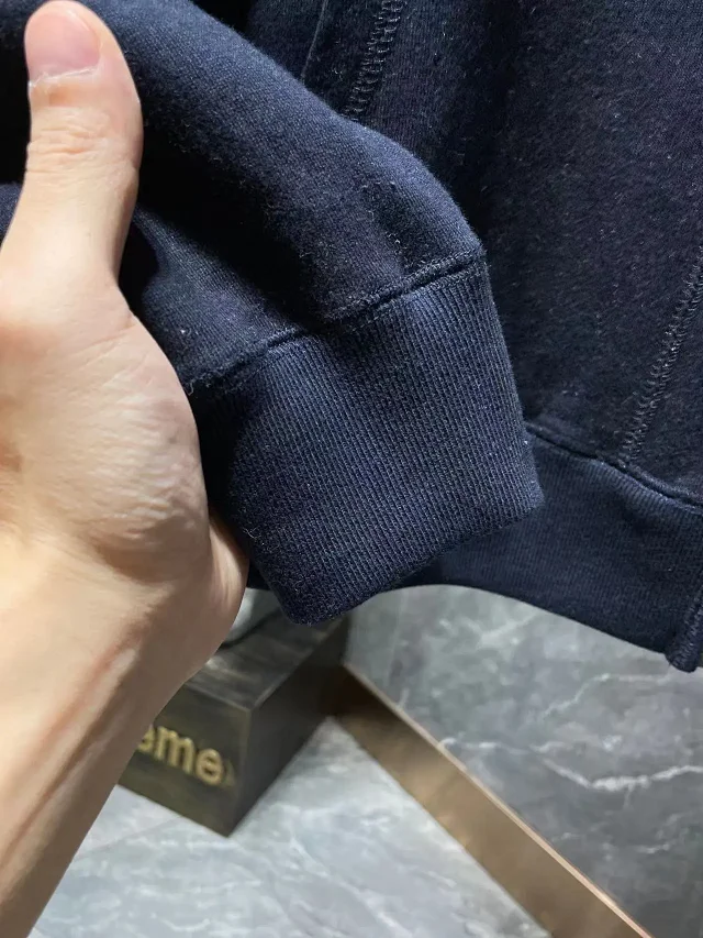 Dior Hoodies & Sweatshirts Zip-Up Hooded Sweatshirt with Oblique-Pattern Lining product detail image 5