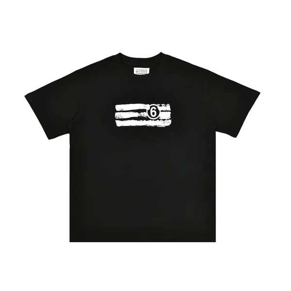 Black 'BLACK' Graphic Print T-Shirt - 43