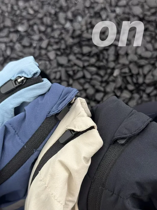 On Jackets Lightweight stand-collar reflective color-block running jacket product detail image 18