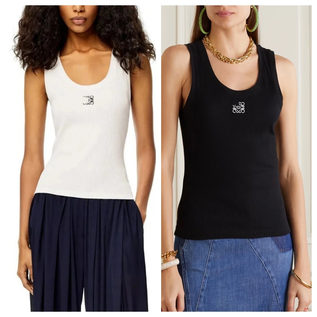 Loewe Anagram Ribbed Tank Top 
