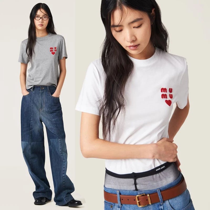 Miu Miu Mu Mu Heart T-Shirt [2