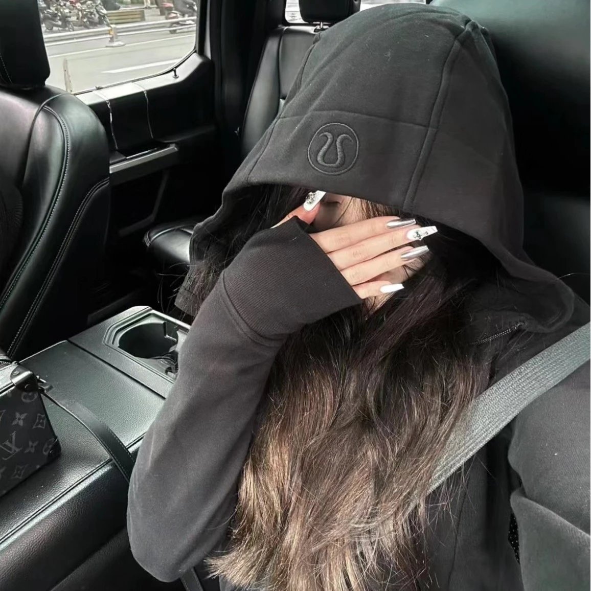 休闲卫衣修身女士上衣外套Scuba原标拉链连帽衫服瑜伽瑜伽无质量问题不可随意无理由退货 2