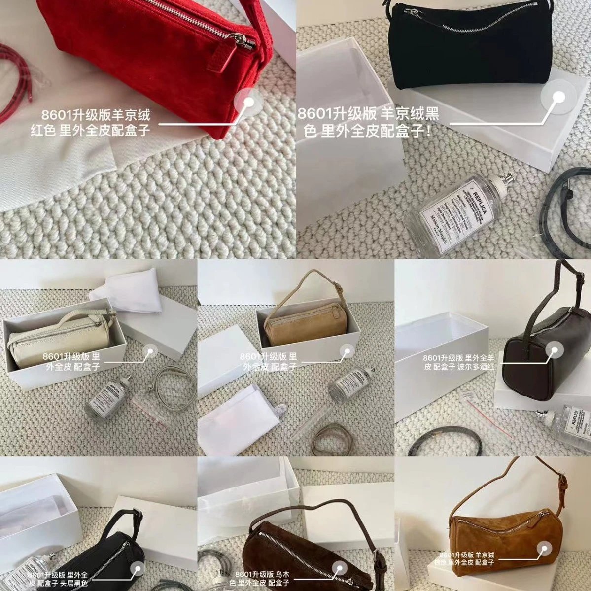 Unbranded Shoulder Bags Small zip-top baguette bag image 2