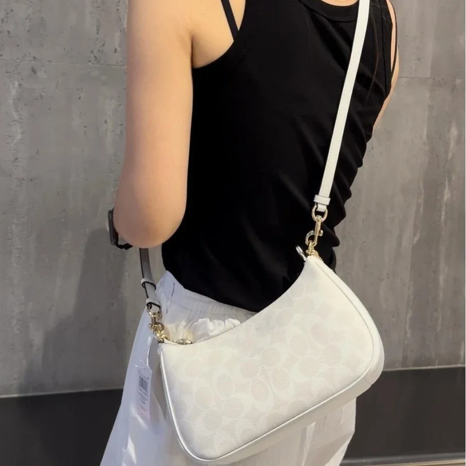 Bags Versatile High Bag Mahjong Women's Handbag Underarm Fashionable Crossbody Version Crescent Old Flower Bag Single Shoulder *No quality issues and no return without reason