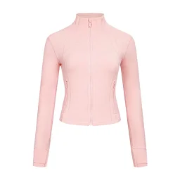 thumbnail for Defcropped + whatsapp same style yoga clothes women's stand-up collar top yoga clothes sports jacket *No quality problems cannot be returned without reason