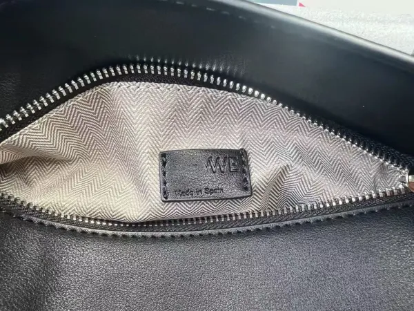 Loewe Puzzle Mini Black Leather Shoulder Bag - 9