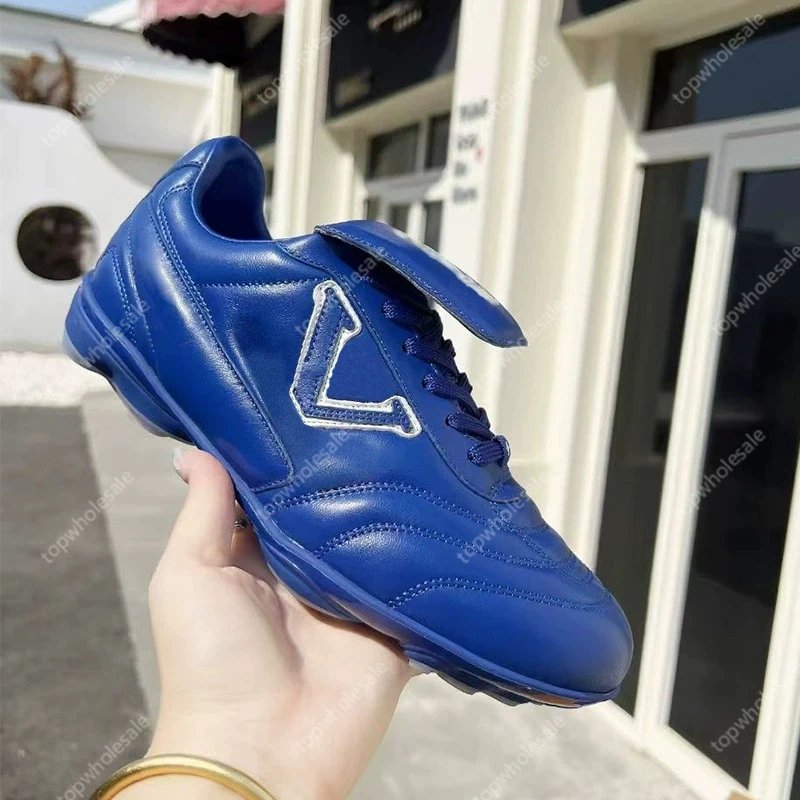 Unbranded Sneakers Low-Top Lace-Up with Side L Patch — #04