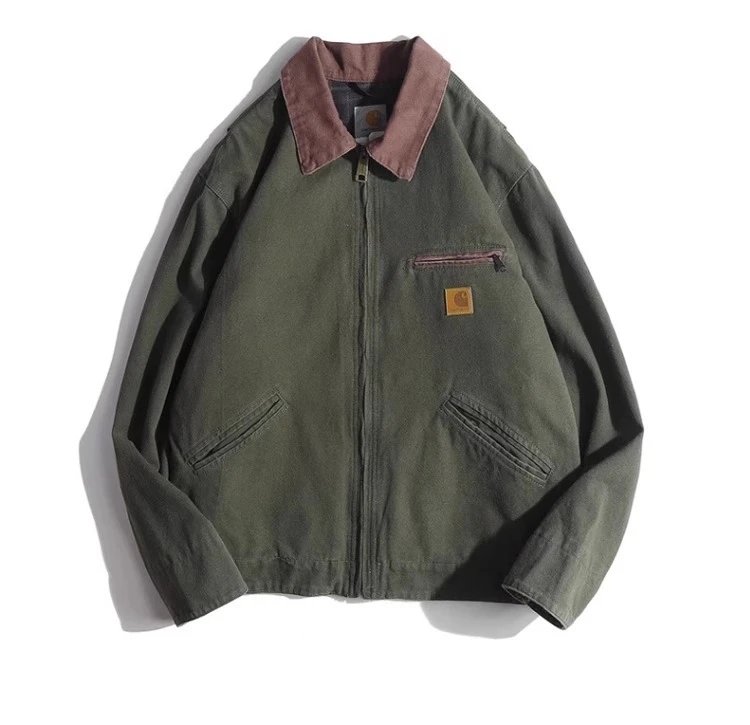 Carhartt Work In Progress Detroit Jacket Beige Outerwear - 3