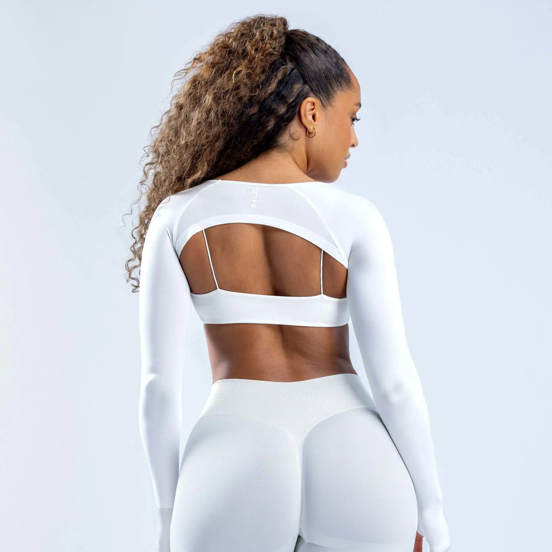 Bra&Shrug shawl long-sleeved bra running lift fitness new suspender sports trousers tight suit shorts yoga DF*No return or exchange without reason unless there is a quality problem*No return