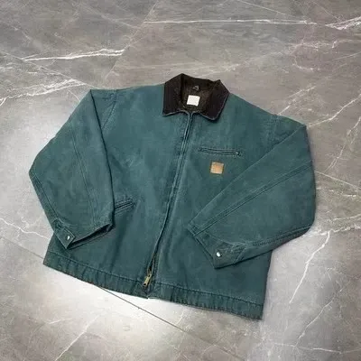 Carhartt Work In Progress Carhartt WIP Chore Coat Teal Corduroy Jacket Outerwear Jacket - 1