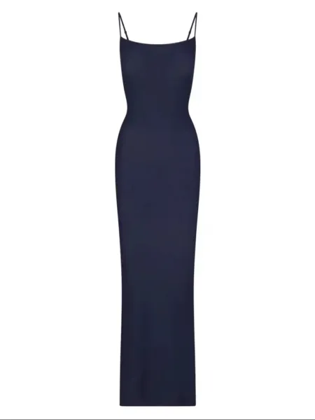 Design Slip Dress Navy - 1