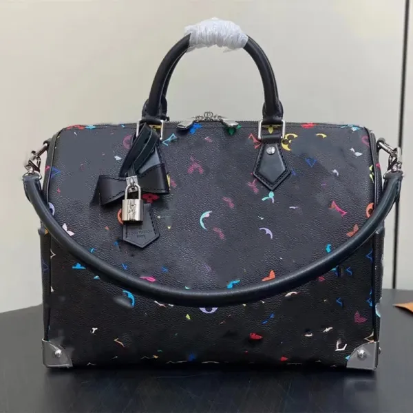 Louis Vuitton Speedy 20 Monogram Canvas Brown Handbag - 9