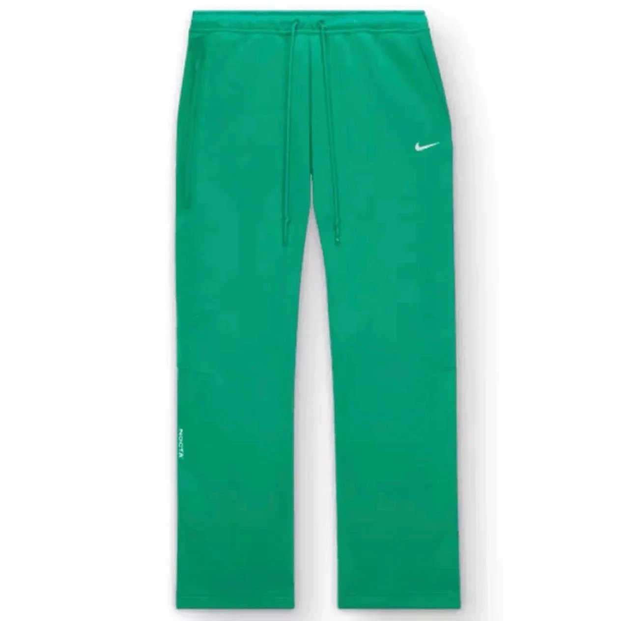 green pants