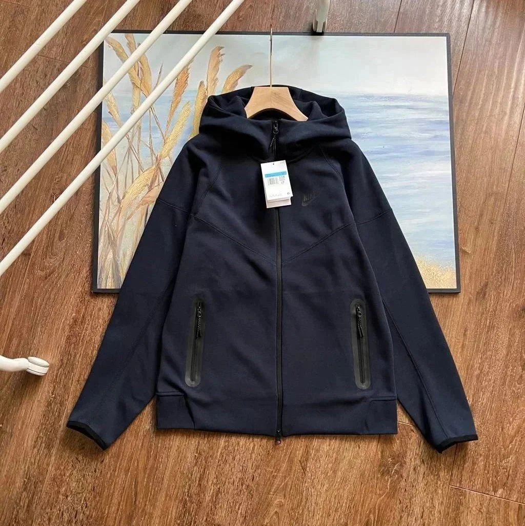 Navy Zipper Hoodie