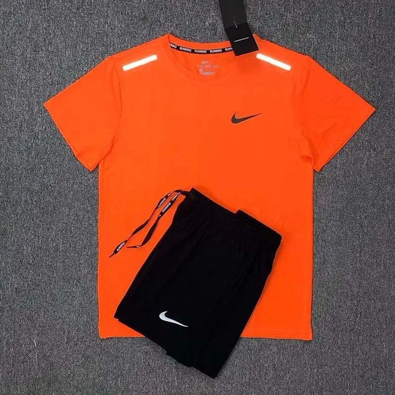 Orange (paired with black pants)