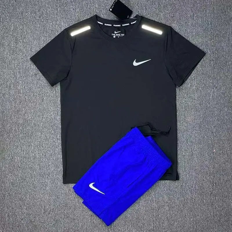 Black (with blue pants)