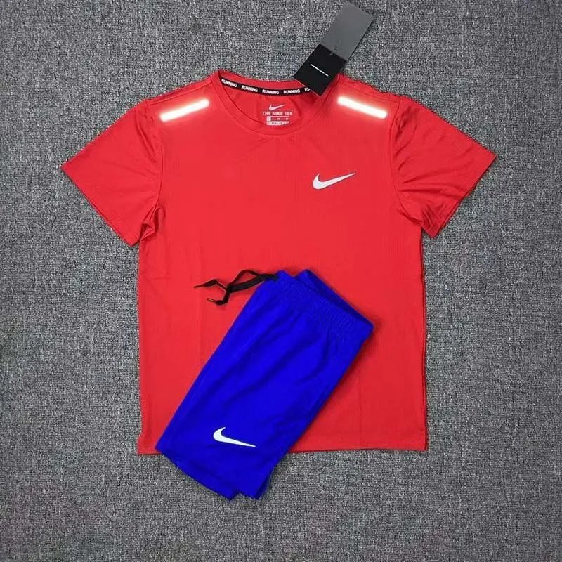 Red (paired with blue pants)