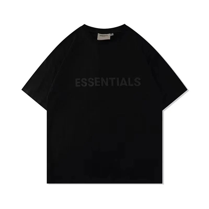 black short-sleeved shirt
