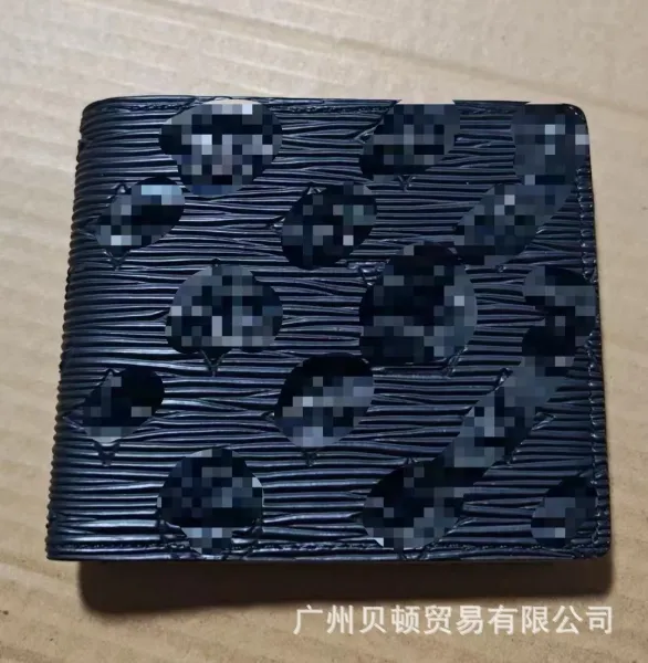 Off-White x Louis Vuitton Epi Leather Wallet Black Long Wallet - 15