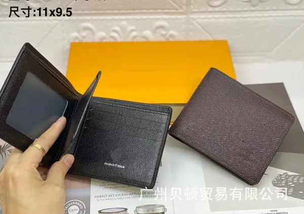 Off-White x Louis Vuitton Epi Leather Wallet Black Long Wallet - 11