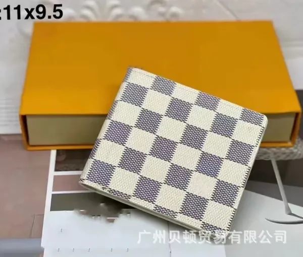 Off-White x Louis Vuitton Epi Leather Wallet Black Long Wallet - 13