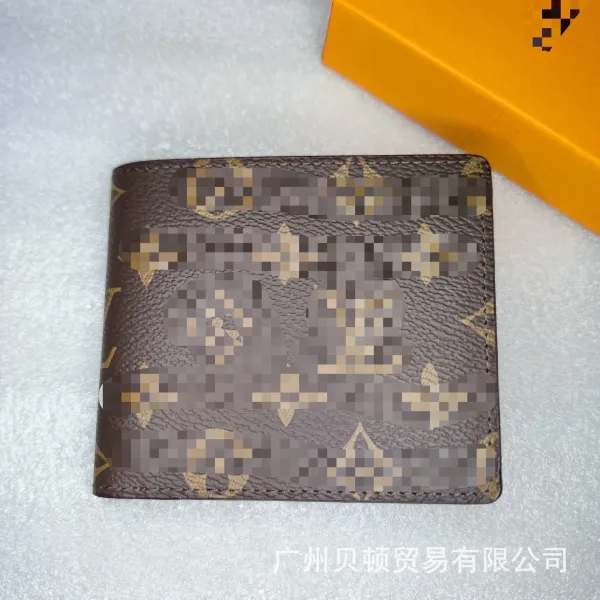 Off-White x Louis Vuitton Epi Leather Wallet Black Long Wallet - 6