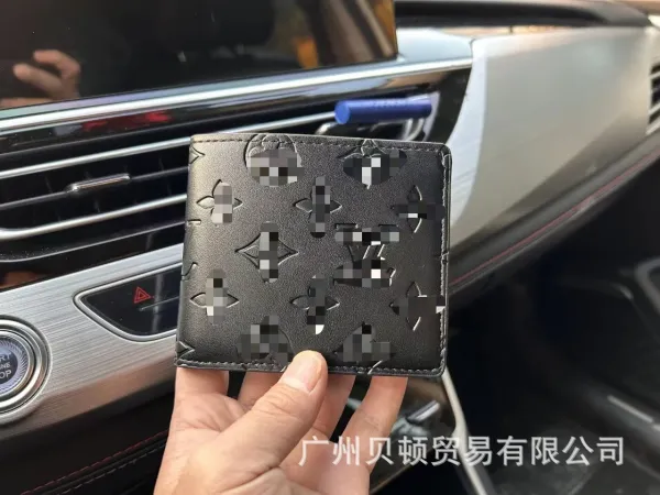 Off-White x Louis Vuitton Epi Leather Wallet Black Long Wallet - 12