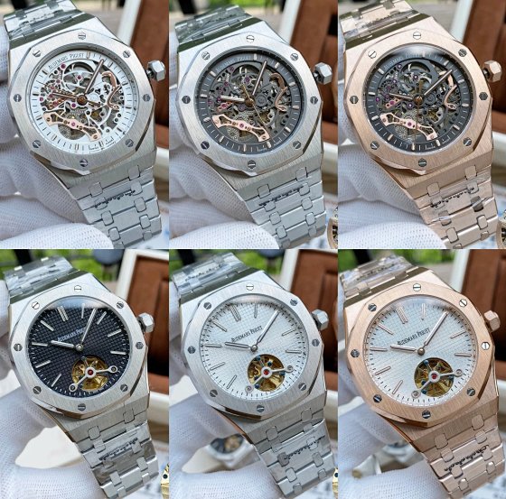 Abdb 46mm hollow mechanical watch with steel strip watch