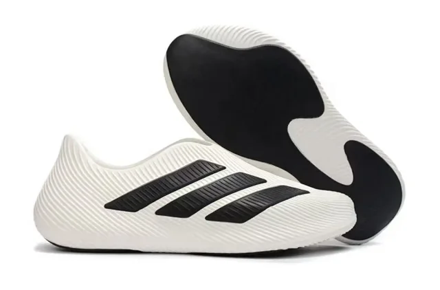 Unbranded Sneakers Slip-on ribbed with three-stripe design product detail image 12
