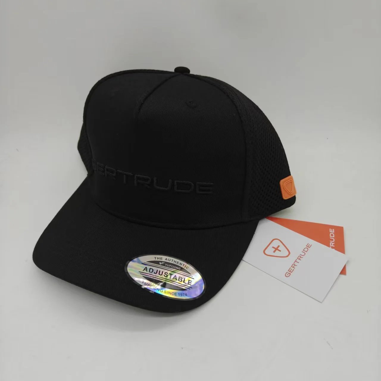 Black Embroidered Version with Tags
