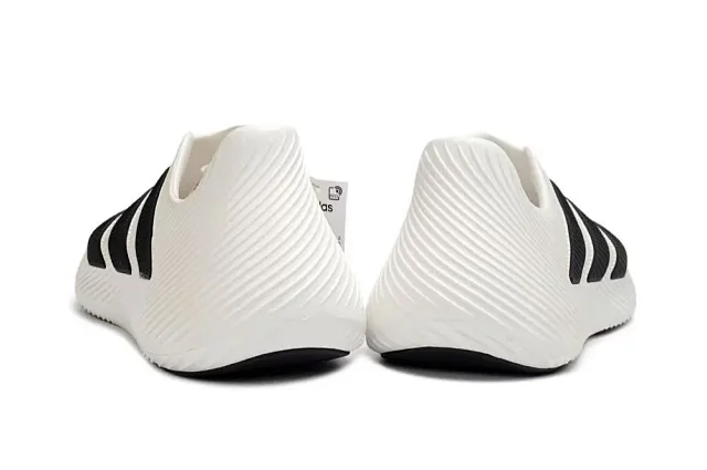 Unbranded Sneakers Slip-on ribbed with three-stripe design product detail image 10