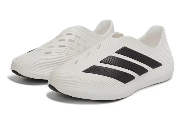 Unbranded Sneakers Slip-on ribbed with three-stripe design product detail image 11