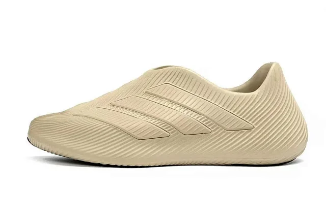 Unbranded Sneakers Slip-on ribbed with three-stripe design product detail image 5