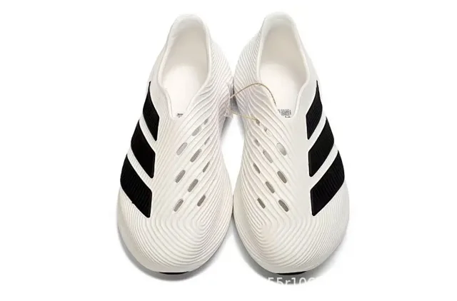 Unbranded Sneakers Slip-on ribbed with three-stripe design product detail image 8