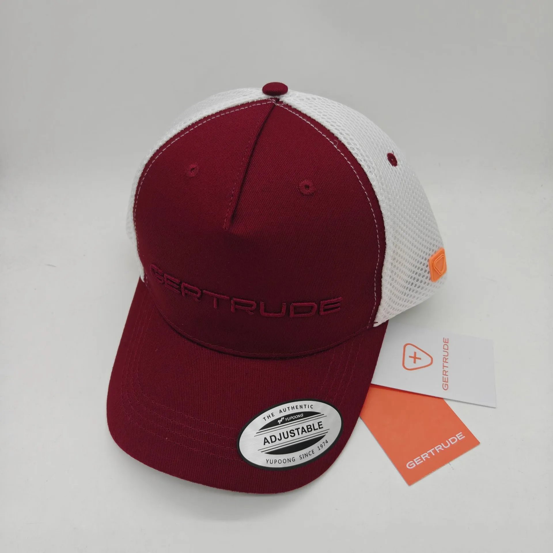 Burgundy Embroidered