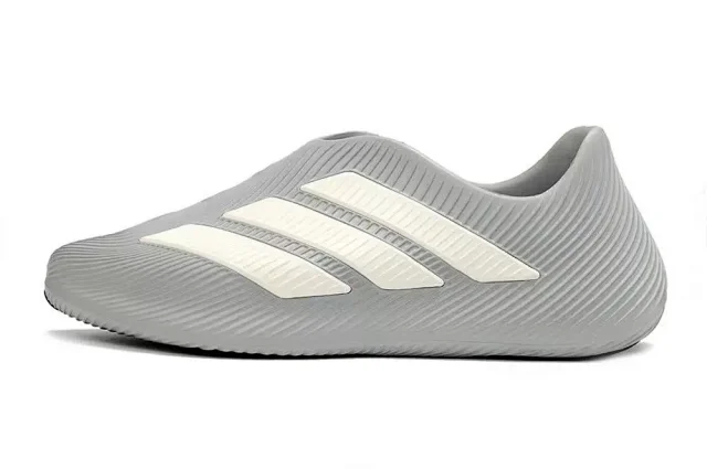 Unbranded Sneakers Slip-on ribbed with three-stripe design product detail image 4