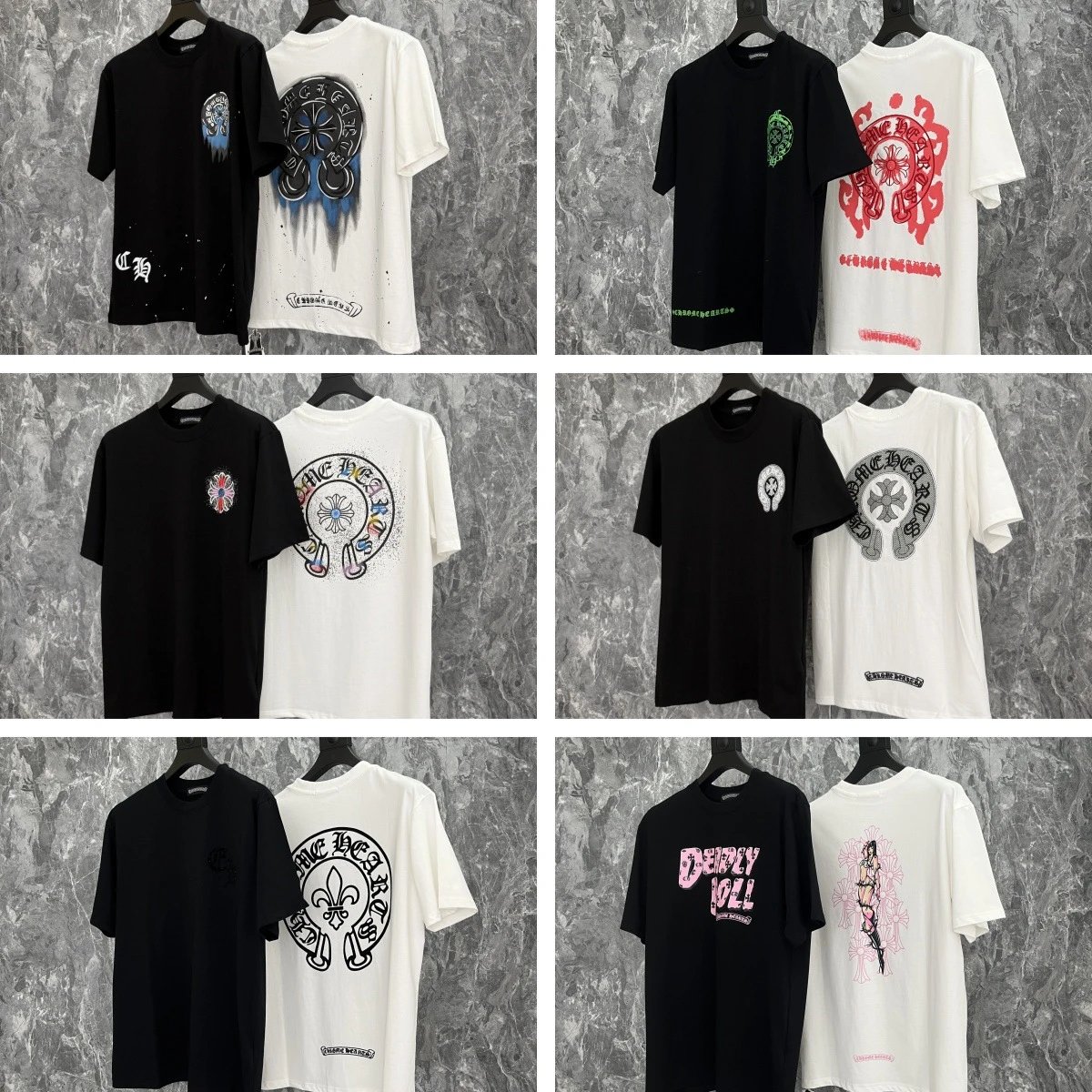 Chrome Hearts Floral Cross T-Shirt White - 3