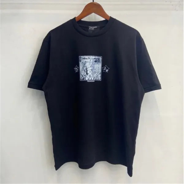 Design Graphic Print Black T-Shirt - 1