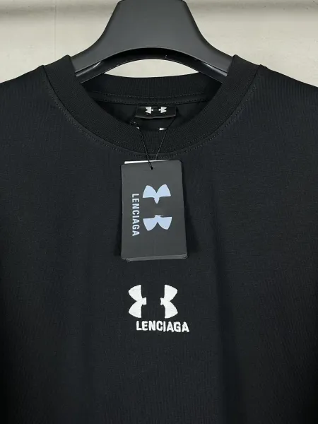 Under Armour x Balenciaga Logo Patch T-Shirt White - 5