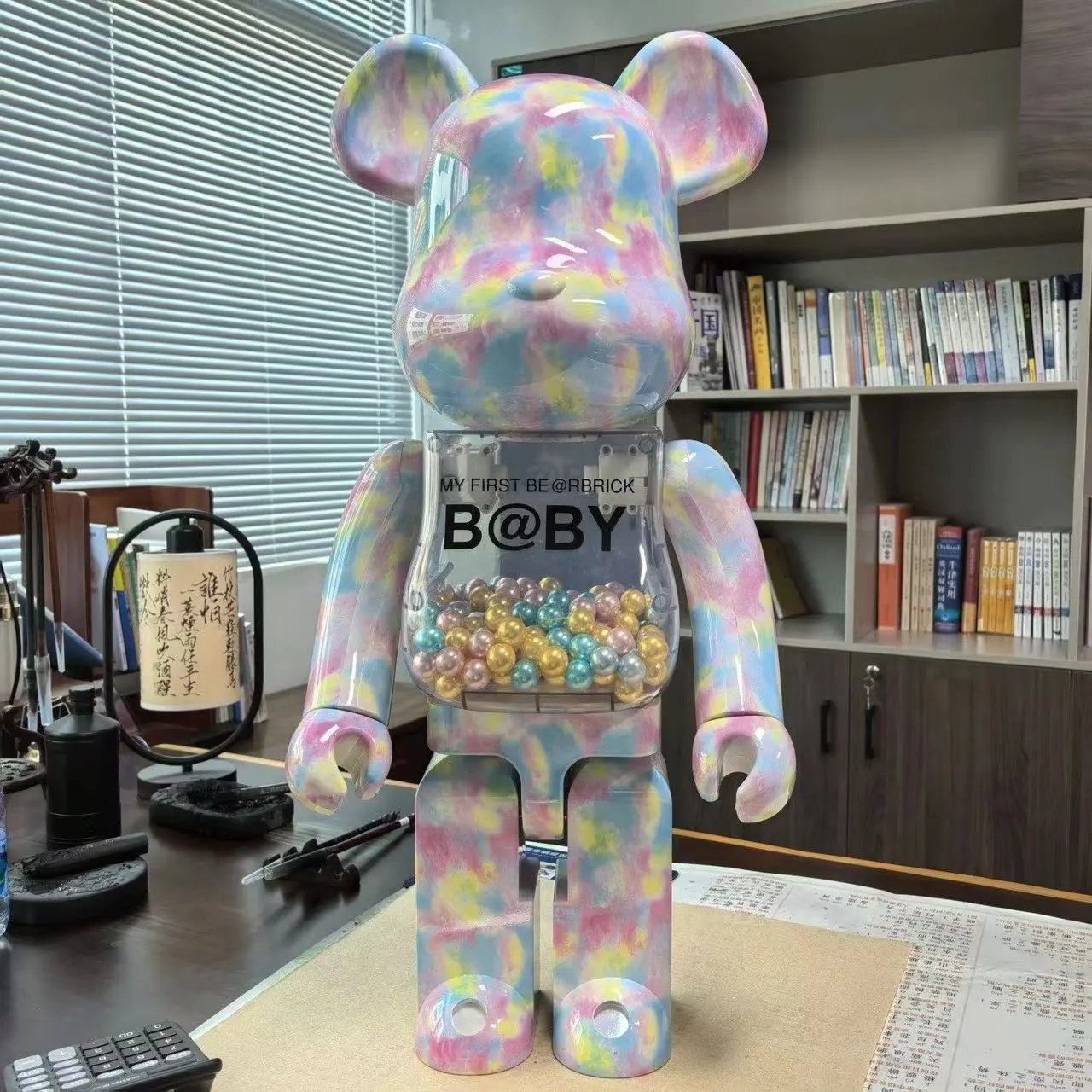 Medicom Toy Bearbrick Giraffe Print 1000% Collectible Figure Electronics - 22