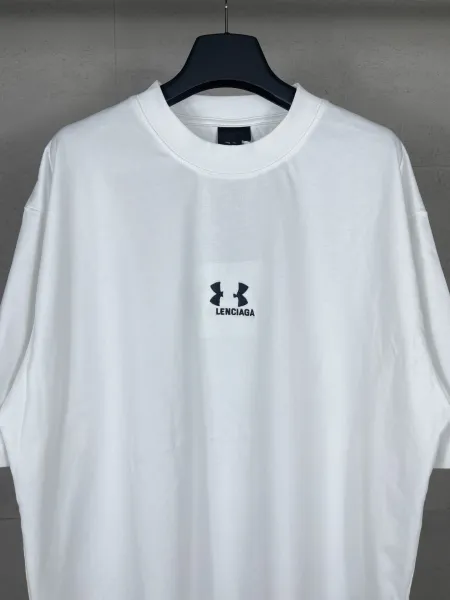 Under Armour x Balenciaga Logo Patch T-Shirt White - 10