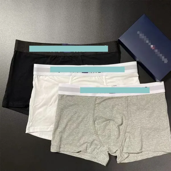 Design Classic Boxer Briefs Black White Gray Underwear - 1