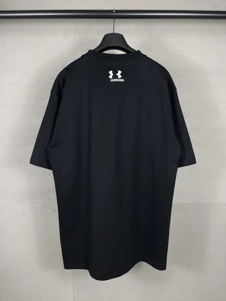 Under Armour x Balenciaga Logo Patch T-Shirt White - 4