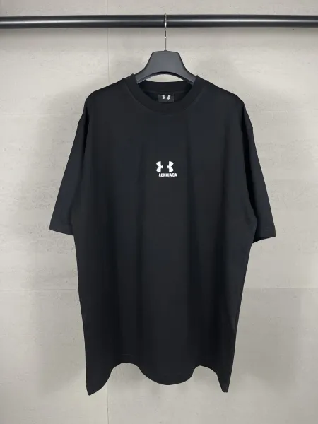 Under Armour x Balenciaga Logo Patch T-Shirt White - 3