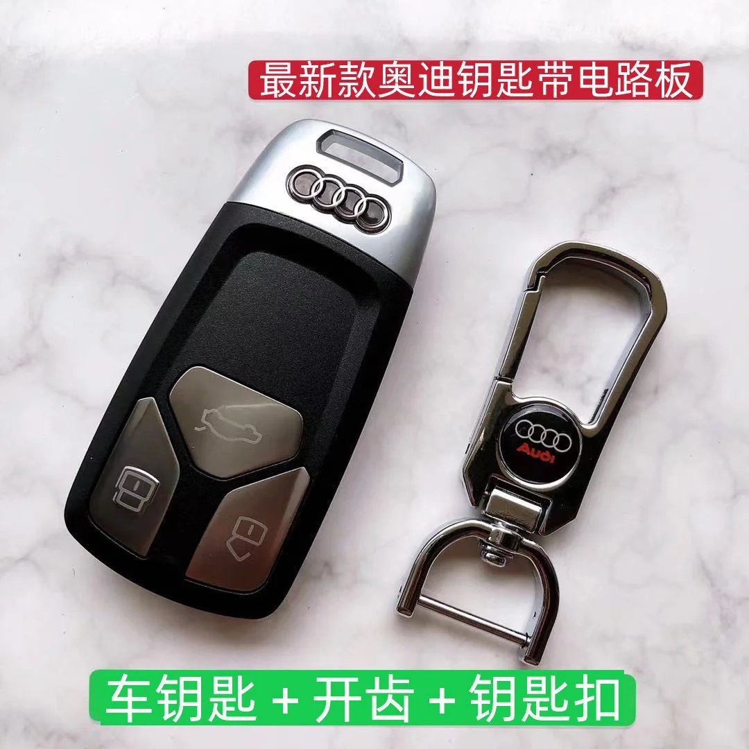 Design Audi Smart Key Fob with Circuit Board + Keychain Electronics