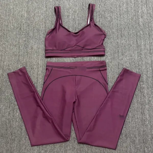Design Two-Piece Activewear Set Plum Purple - 1