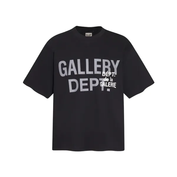 Gallery Dept Gallery Dept Black Oversized T-Shirt - 1