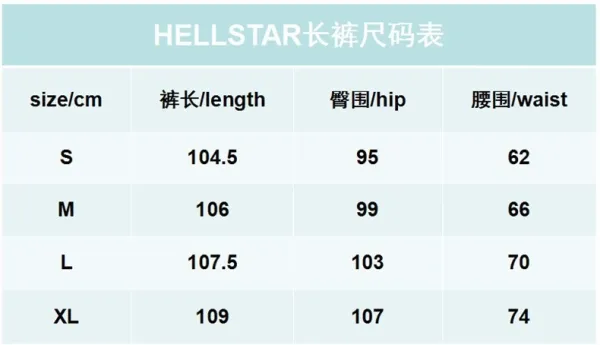 Hellstar Logo Print Sweatpants Blue - 3