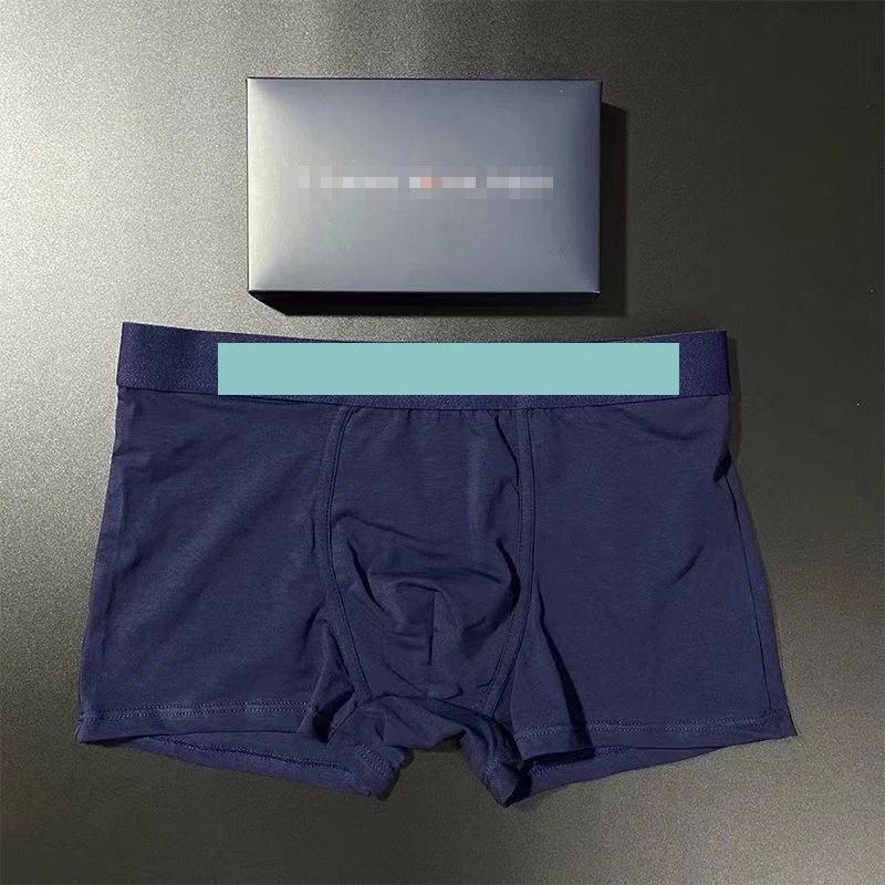 Design Boxed Boxer Brief Gray with Mint Waistband Underwear - 7