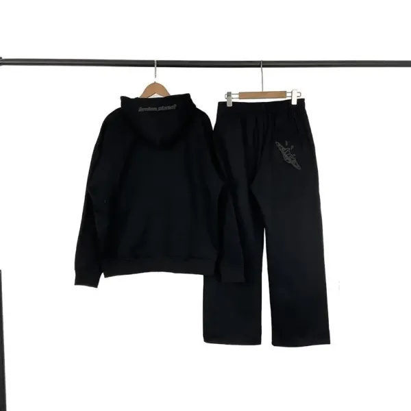 Broken Planet Logo Sweatpants Black - 16